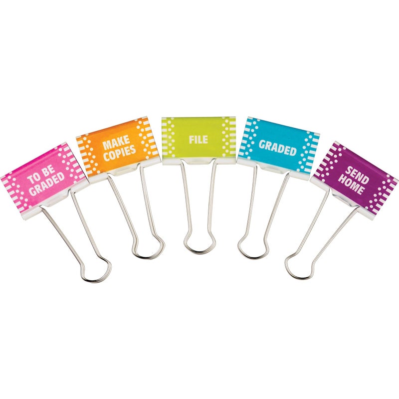 Teacher Created Resources Classroom Management Large Binder Clips (20690) - Image 1